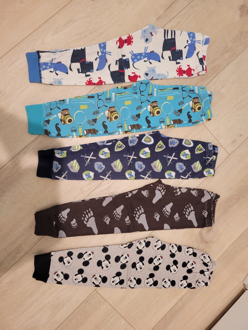 5/$14‎ Boys Toddler Kids Pajama Pants Lot Bundle Bottoms Cotton Size 3T